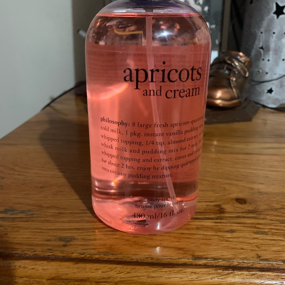 Philosophy apricot and cream body spritz